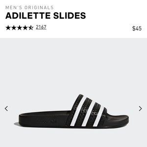 ADIDAS Mens Adilette Slides